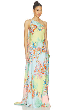 HEMANT AND NANDITA - One Shoulder Sash Dress