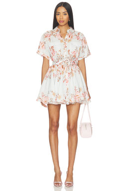 HEMANT AND NANDITA - Short Dress With Buckle Belt