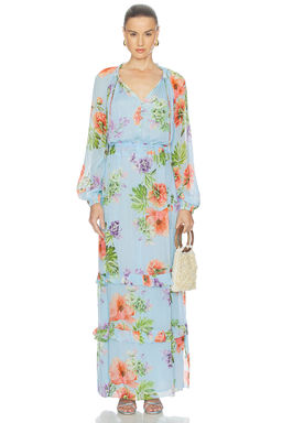 HEMANT AND NANDITA - Waist Detail Maxi Kaftan With Slip