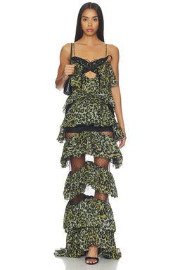 Blumarine - Print Dress in Green
