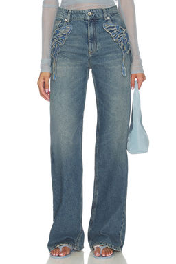 Blumarine - Scallop Boyfriend Jean