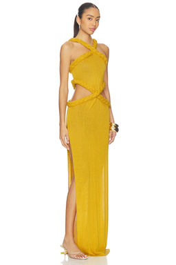Bronx and Banco - Knit Celeste Halterneck Dress