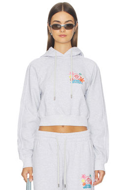 Casablanca - Embroidered Cropped Hoodie