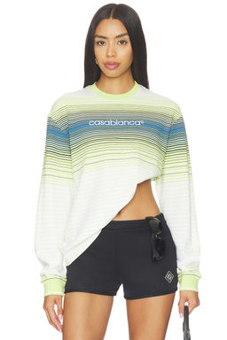 Casablanca - Striped Longsleeve Tee