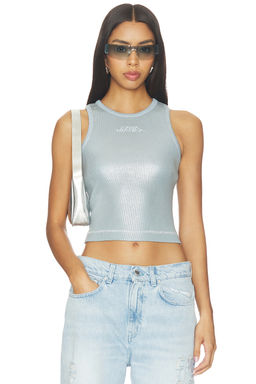 Casablanca - Ribbed Plated Tank Top