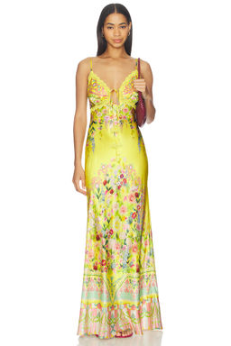 Camilla - Bias Slip Dress With Lace Edge Detail