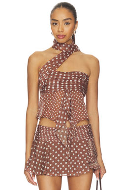 GUIZIO - Chiffon Wrap Top