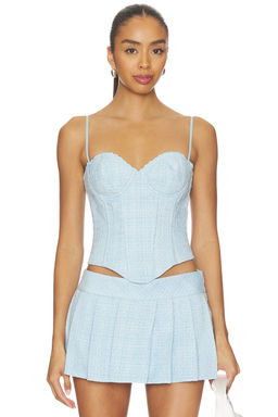 GUIZIO - Genevieve Lace Trim Bustier