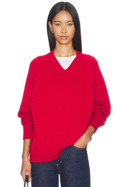 DONNI. - The Cotton Knit V-neck Sweater