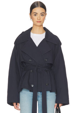 Elodie the Label - Eleanor Cropped Trench Coat