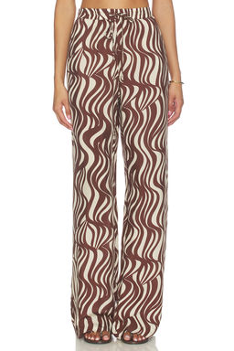 Enza Costa - Wave Print Resort Pant