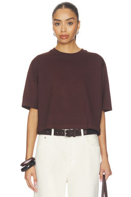 Enza Costa - Short Sleeve Supima Structured Tee