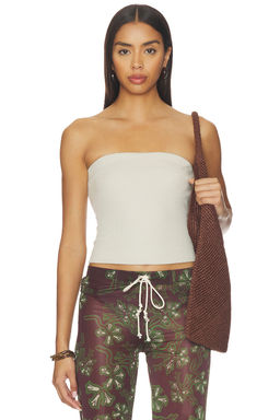 Enza Costa - Cotton Rib Bandeau Top