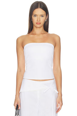 Enza Costa - Cotton Rib Bandeau Top