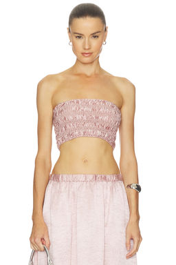 Enza Costa - Textured Satin Smock Top