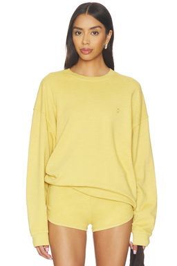 Eterne - Lightweight French Terry Oversized Crewneck Sweatshirt