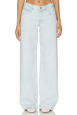 FRAME - X Alexandra Leclerc The Leo Low Rise Baggy Jean