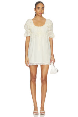 For Love & Lemons - Juniper Puff Sleeve Mini Dress