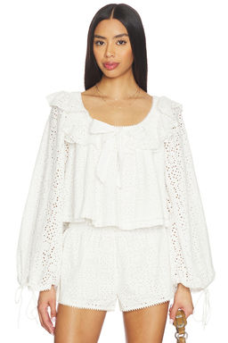 For Love & Lemons - Willa Eyelet Top