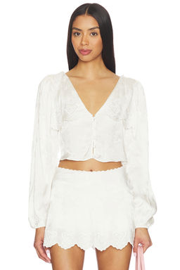 For Love & Lemons - Locked Hearts Top