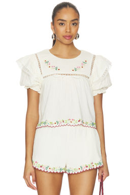 For Love & Lemons - Leah Cotton Top