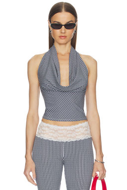 Frankies Bikinis - Jay Cotton Jersey Halter Top