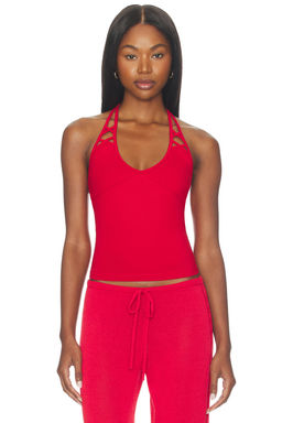 Frankies Bikinis - X JENNIE Nora Cotton Jersey Halter Top