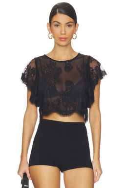 Free People - Lunar Ash Lace Top