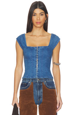 Free People - Marilyn Denim Corset