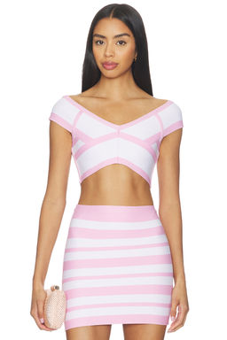 Herve Leger - The Spotlight Crop Top