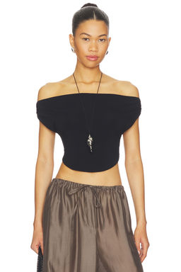 Indah - Maha Solid Cowl Neck Vest Top