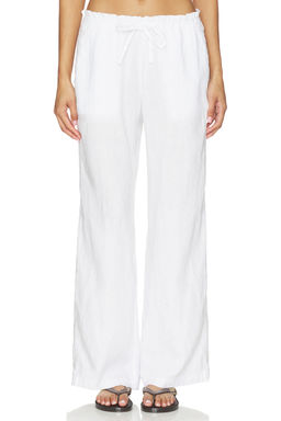 James Perse - Paperbag Waist Linen Pant