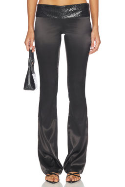 Jaded London - Satin Low Rise Chainmail Trouser