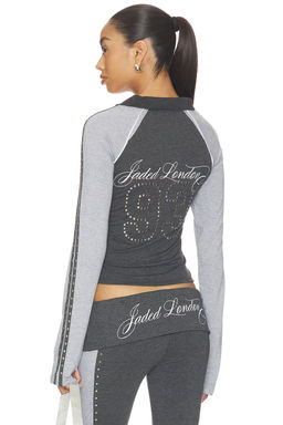 Jaded London - Football Baby Tee Studded