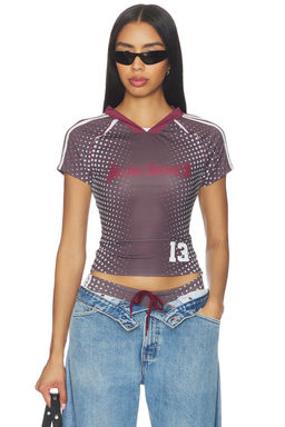 Jaded London - Illusion Print Football Baby Tee