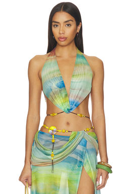 Jaded London - Halter Neck Top With Beaded Straps