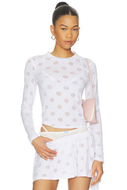 Jaded London - Burnout Polka Dot Top