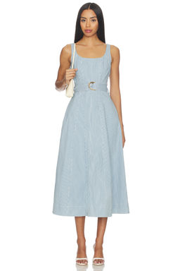 Karina Grimaldi - Lilliana Denim Maxi Dress
