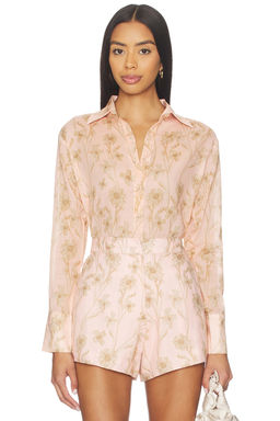 Karina Grimaldi - Coral Print Blouse