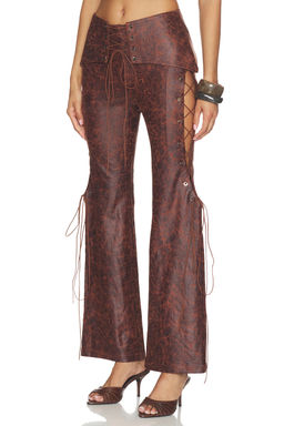 Kim Shui - Lace Up Pant
