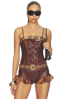 Kim Shui - Frontier Lace-up Corset Top