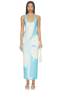 Kulani Kinis - Mesh Halter Maxi Dress