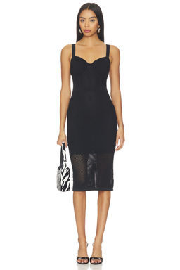 L'AGENCE - Michelle Bra Cup Pointelle Dress