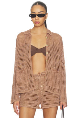L'AGENCE - Mariana Pointelle Knit Shirt