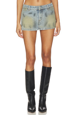 LIONESS - Rhode Mini Denim Skirt