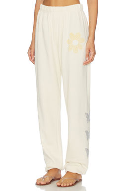 Lauren Moshi - Butterfly Daisy Sweatpant