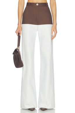 Matthew Bruch - High-waist Combo Jeans