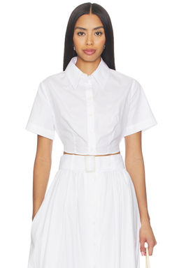 Matthew Bruch - Cropped Tie Back Button Up
