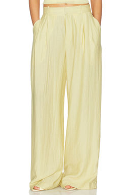 Mother of All - Hedi Mid Waist Tailored Linen Pant