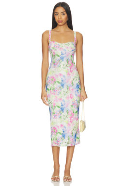 MINKPINK - Celina Mesh Midi Dress